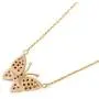 Carleeen Solid 14K Rose Gold 1/3cttw Natural Diamond Pink Sapphire Cute Gold Butterfly Necklace Fine Jewelry for Women Girls (0.03cttw Diamond, I_J Color) Carleeen Solid 14K Rose Gold 1/3cttw Natural Diamond Pink Sapphire Cute Gold Butterfly Necklace Fine Jewelry for Women Girls (0.03cttw Diamond, I_J Color)