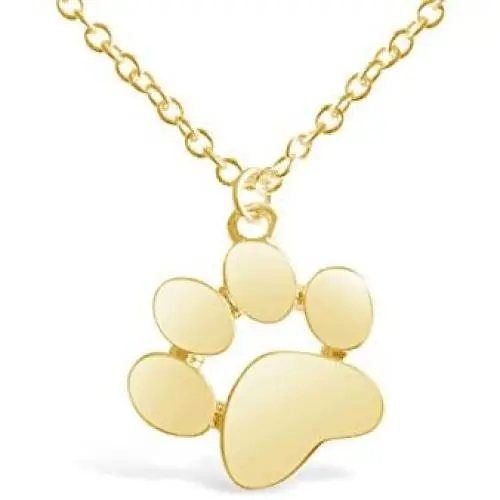 Rosa Vila Paw Print Necklace, Paw Necklace, Dog Necklace, Dog Jewelry for Women, Dog Paw Necklace, Dog Pendant, Dog Necklaces for Women