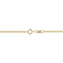 Kooljewelry 14k Yellow Gold 1.9 mm Rolo Chain Necklace (16, 18, 20, 22, 24 or 30 inch)