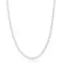 NYC Sterling Chain Necklace 3MM Sterling Silver .925 Curb Link For Men And Women, Made In Italy NYC Sterling Chain Necklace 3MM Sterling Silver .925 Curb Link For Men And Women, Made In Italy