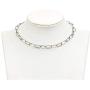 Cathercing Women Choker Necklace Chain Thin Link Necklace for Women Trendy Jewelry Necklaces Chains Punk (silver)