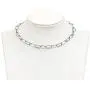 Cathercing Women Choker Necklace Chain Thin Link Necklace for Women Trendy Jewelry Necklaces Chains Punk (silver)