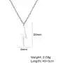 Amaxer Minimalist Hip Pop Razer Blade Flash Geometry Pendant Necklace Simple Punk Rock Unisex Jewelry Amaxer Minimalist Hip Pop Razer Blade Flash Geometry Pendant Necklace Simple Punk Rock Unisex Jewelry