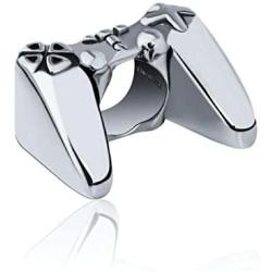 Bolenvi PS4 PS5 Playstation Controller 925 Sterling Silver Charm Bead for Pandora & Similar Charm Bracelets or Necklaces