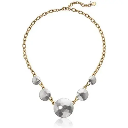 Lucky Brand Womens Coin Collar Necklace, Two Tone, One Size Lucky Brand Womens Coin Collar Necklace, Two Tone, One Size