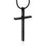 HZMAN Philippians 4:13 Cross Pendant Strength Bible Verse Stainless Steel Necklace