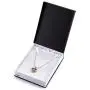 The Eternity Heart 18kt Gold Finish Cremation Jewelry Urn Pendant Memorial Keepsake Necklace for Ashes with 20” Snake Chain