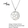 cooltime Stainless Steel Pentacle Pendant Necklace Pentagram Celtic Knot Star Circle Crescent Charm Jewelry cooltime Stainless Steel Pentacle Pendant Necklace Pentagram Celtic Knot Star Circle Crescent Charm Jewelry
