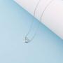 VENSERI S925 Sterling Silver Jewelry Celtic Love Knot Necklace Celtic Heart Knot Necklace Friendship Necklace Birthday Gift