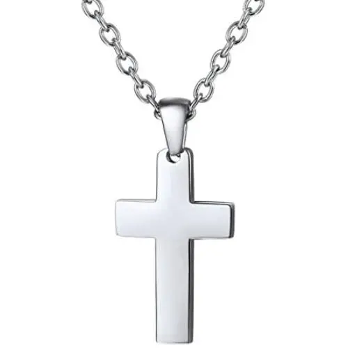 PROSTEEL Cross Necklace for Men Women, 316L Stainless Steel,Gold/Silver/Black/Rose Gold/Blue Tone, Hypoallergenic, Two Sizes, Come Gift Box PROSTEEL Cross Necklace for Men Women, 316L Stainless Steel,Gold/Silver/Black/Rose Gold/Blue Tone, Hypoallergenic, Two Sizes, Come Gift Box