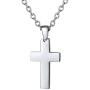 PROSTEEL Cross Necklace for Men Women, 316L Stainless Steel，Gold/Silver/Black/Rose Gold/Blue Tone, Hypoallergenic, Two Sizes, Come Gift Box