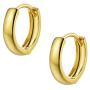 Sterling Silver 14K Gold Plated Small Hoop Sleeper Earrings for Women Girls Men Cartilage Cuff Sensitive Ears Hinged Huggie Hoops Minimalist Earrings Stud Fashion Dainty Jewelry Birthday Wedding Gifts