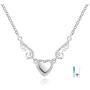 ACJFA 925 Sterling Silver Love Heart Angel Wings Cremation Jewelry for Ashes Memorial Urn Pendant Necklace for Women Gift