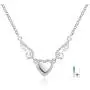 ACJFA 925 Sterling Silver Love Heart Angel Wings Cremation Jewelry for Ashes Memorial Urn Pendant Necklace for Women Gift
