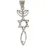 AJDesign Real 925 Sterling Silver Pendant Charm with Religious Token AJDesign Real 925 Sterling Silver Pendant Charm with Religious Token