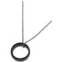 Islam Necklace Shahadah Arabic Calligraphy with Metal Chain AMN-215 Round Shape Ring Pendant Muslim Fashion Jewelry Eid Ramadan Gift