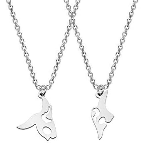WSNANG League of Legends Necklace Gamer Couple Gifts Gaming Enthusiasts Gifts Fashion Gifts