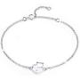 BAMOER 925 Sterling Silver Expandable Cat Ring Earrings Adjustable Chain Bracelet for Women