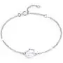 BAMOER 925 Sterling Silver Expandable Cat Ring Earrings Adjustable Chain Bracelet for Women