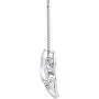 Dancing Diamond''Love Wrapped'' Heart Pendant Necklace in 925 Sterling Silver by Parade of Jewels (1/6 ct.tw.), 18'' Dancing Diamond''Love Wrapped'' Heart Pendant Necklace in 925 Sterling Silver by Parade of Jewels (1/6 ct.tw.), 18''