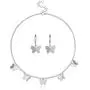 Butterfly Silver Gold Star Tassels Tiny Pendant Choker Necklace Earrings Set Cute Dainty Elegant Animal Dangle Charm Earrings Statement Collar Necklace for Women Girls Party Gifts Jewelry Butterfly Silver Gold Star Tassels Tiny Pendant Choker Necklace Earrings Set Cute Dainty Elegant Animal Dangle Charm Earrings Statement Collar Necklace for Women Girls Party Gifts Jewelry
