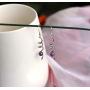 POLITENY Jewelry Silver Dangle earrings for Women Fashion Unique Spial Twist Simple with Purple Crystal