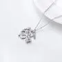 SIMONLY Shamrock Necklace for Women Three Leaf Clover Pendant Necklace St Patricks Day Necklaces Lucky Jewelry Gifts SIMONLY Shamrock Necklace for Women Three Leaf Clover Pendant Necklace St Patricks Day Necklaces Lucky Jewelry Gifts