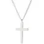 Cross Necklace for Men, Silver Black Gold Stainless Steel Cross Pendant Necklaces for Men Pendant Chain, 24 Inches Box Chain Cross Necklace for Men, Silver Black Gold Stainless Steel Cross Pendant Necklaces for Men Pendant Chain, 24 Inches Box Chain
