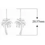 10k Gold Round Diamond''Palm Tree'' Earrings (0.14 cttw, J-K Color, SI2-I1 Clarity)