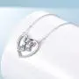 Heart Sister Necklace 925 Sterling Silver Infinity Jewelry for Women Sister Gift Heart Sister Necklace 925 Sterling Silver Infinity Jewelry for Women Sister Gift