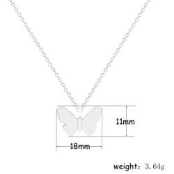 Honey Bumble Bee Necklace Lucky Star Necklace Tiny Moon Necklace Crystal Butterfly Necklace Faith Cross Necklace for Women Teen Girls