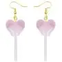 Funny Heart Lollipop Drop Dangle Earrings Set Ball Candy Multicolor Resin Cartoon for Women Girl Exaggerated Friendship BFF Food Jewelry Funny Heart Lollipop Drop Dangle Earrings Set Ball Candy Multicolor Resin Cartoon for Women Girl Exaggerated Friendship BFF Food Jewelry