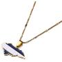 Stainless Steel Trendy Enamel Honduras Map Pendant Necklaces Charm Maps Jewelry