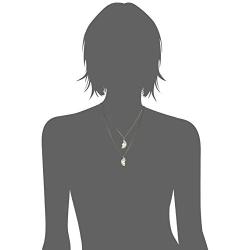 Sterling Silver Mizpah Medal Necklace with Stainless Steel Chains, 20'' and 24''