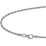 JewelStop 10k Solid Gold Yellow Or White 1.5 mm Diamond-Cut Rope Chain Necklace 16'' 18'' 20'' 24'' 30''