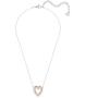 SWAROVSKI Womens Infinity Heart Jewelry Collection, Rhodium Finish, Mixed Metal Finish, Clear Crystals