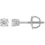 14KT Gold Princess & Round Diamond Accent Earrings (Diamond Quality IJ-I3) By La4ve Diamond Stud Earrings For Women,Kids and Babies | Gift Box Included 14KT Gold Princess & Round Diamond Accent Earrings (Diamond Quality IJ-I3) By La4ve Diamond Stud Earrings For Women,Kids and Babies | Gift Box Included