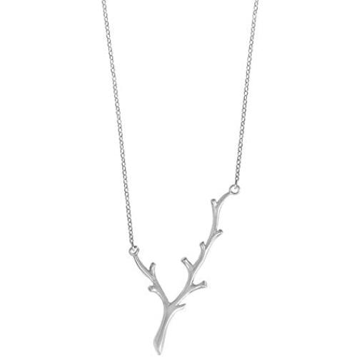 Boma Jewelry Sterling Silver Branch Necklace, 18 Inches