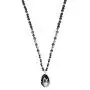 RIAH FASHION Bohemian Natural Stone Bead Long Necklace - Multi Layer Drape, Sparkly Crystal, Genuine Wood Pendant Charm Statement Chain RIAH FASHION Bohemian Natural Stone Bead Long Necklace - Multi Layer Drape, Sparkly Crystal, Genuine Wood Pendant Charm Statement Chain