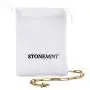 Stonemint 18k Warm Yellow Gold-Plated 4.8mm Paperclip Link Chain Necklace and Bracelet - 6.75''- 24''