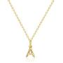 Letter Necklaces Gifts for Women Girls : 14k Gold Plated Dainty Initial Charms Personalized Name Teens Kids Birthday Jewelry