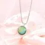 KOEDLN Color Changing Necklace Round Glass Convex Simple Necklace Temperature Color Change Creative Jewelry for Women Men KOEDLN Color Changing Necklace Round Glass Convex Simple Necklace Temperature Color Change Creative Jewelry for Women Men