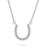 CZ Pave Cubic Zirconia Lucky Good Luck Horseshoe Pendant Necklace For Women Teen 14K Gold Plated 925 Sterling Silver CZ Pave Cubic Zirconia Lucky Good Luck Horseshoe Pendant Necklace For Women Teen 14K Gold Plated 925 Sterling Silver