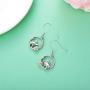 POPKIMI Dangle Earrings for Women Fashion Sterling Silver Dangling Drop Earrings Birthday Gifts for Teens Girls