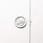 Deidreamers Sterling Silver Side Mini Initial Necklace