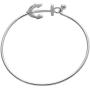 NOUMANDA Womens Nautical Jewelry Sailors Anchor Easy Open Hook Bracelet Bangle