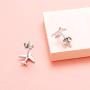 Stud Earrings For Men Women Teen Girls Boys 925 Sterling Silver Football/Airplane/Solitaire Dainty Earrings, Best Birthday Christmas Gifts