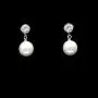 Roseeden Bridal Zirconia Necklace and Earrings Set Pearl Jewelry for Brides and Bridesmaids RE8062 Roseeden Bridal Zirconia Necklace and Earrings Set Pearl Jewelry for Brides and Bridesmaids RE8062