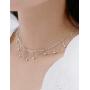 SLUYNZ 925 Sterling Silver Choker Necklace for Women Teen Girls Bohemia Collar Necklace Adjustable Necklace