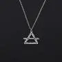 CENWA Alchemical Necklace Alchemy Jewelry Element Symbols Planetary Alchemical Symbols Transmutation Signs Occult Alchemy Fire Earth Water Air Symbol